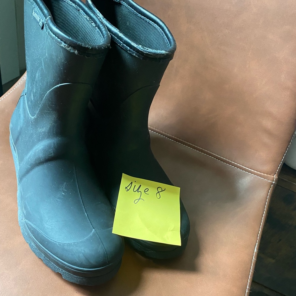 Kamik Black Women's Winter Rain Boots